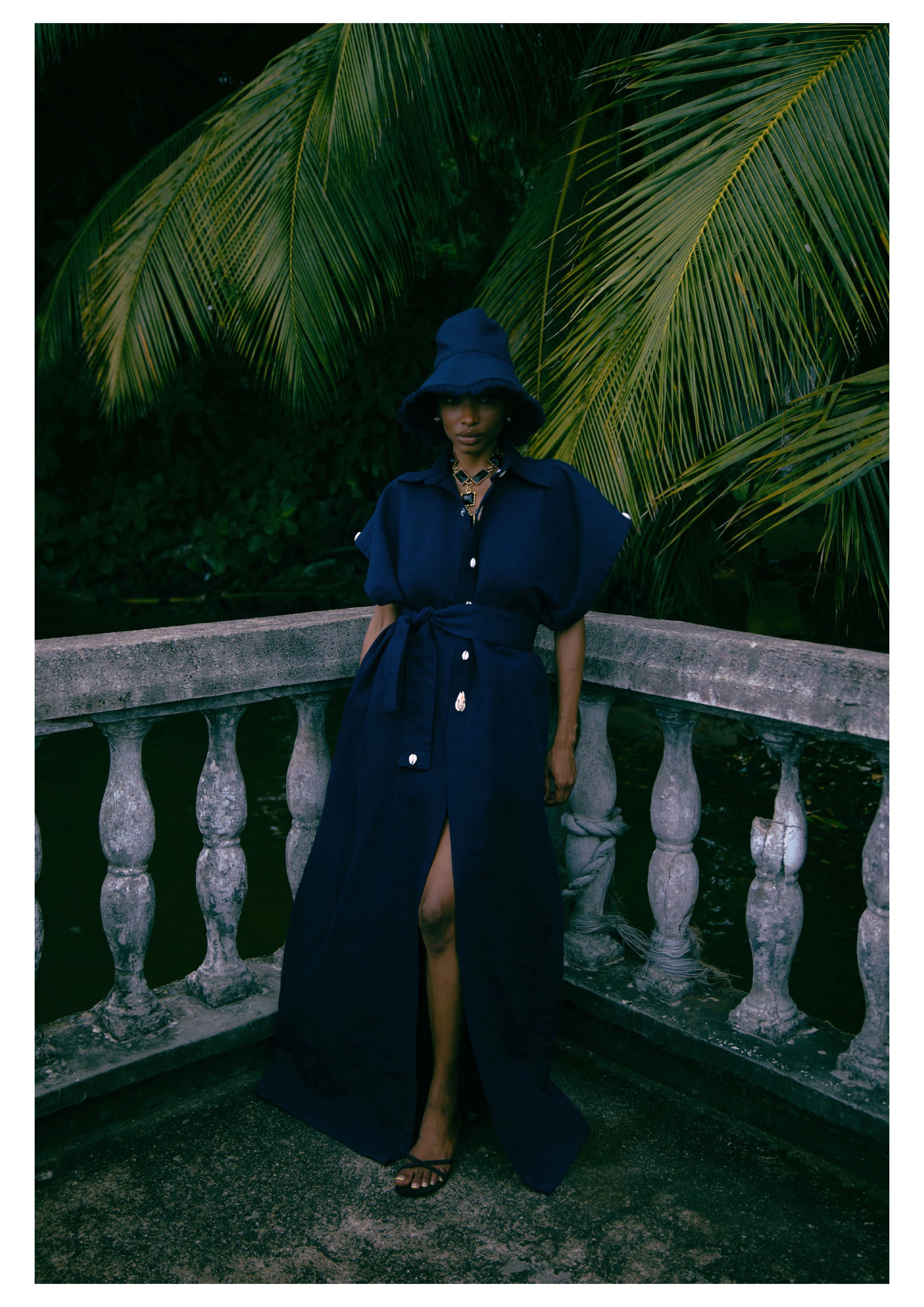 I.N Official robe in navy blue