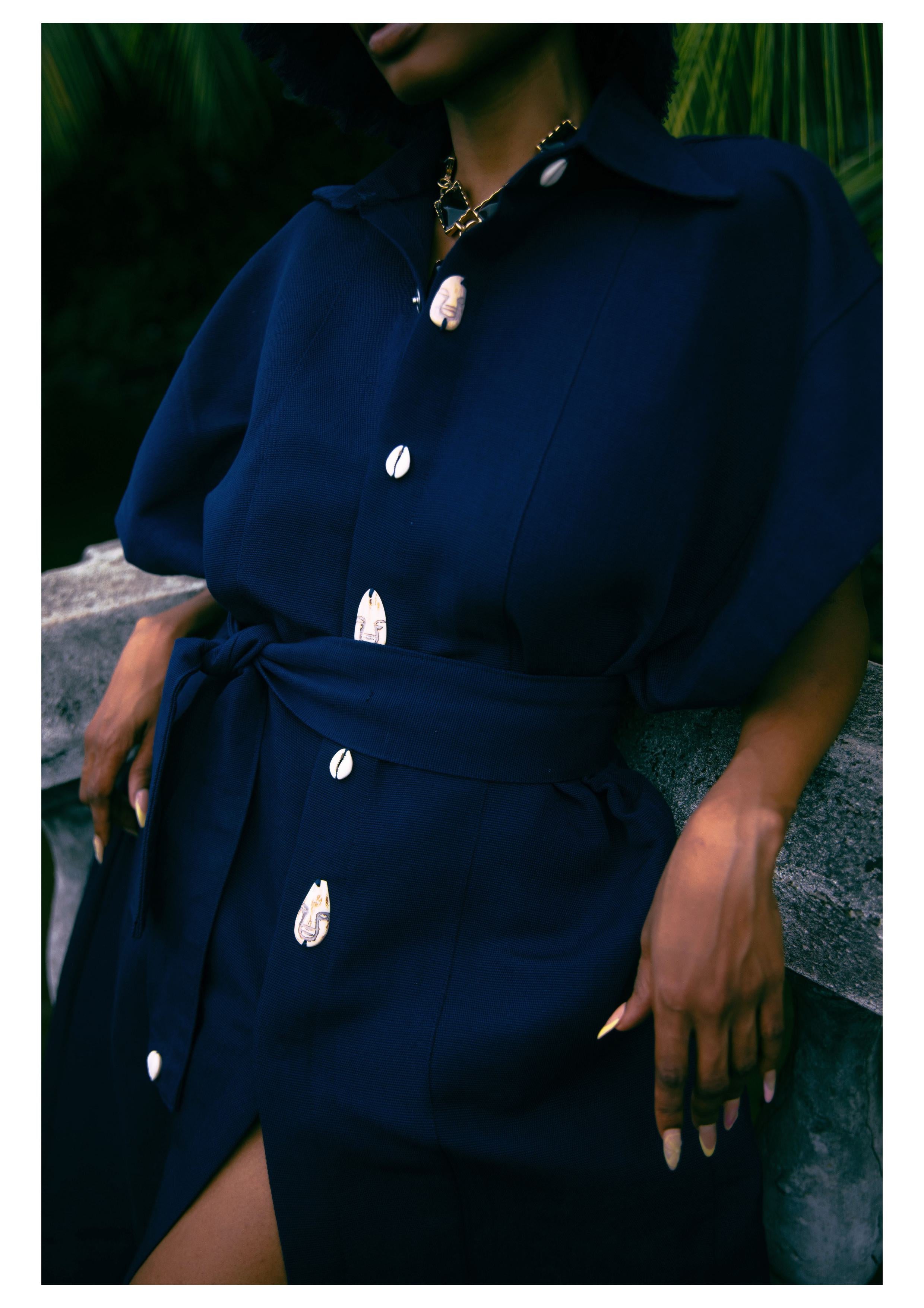 I.N Official robe in navy blue