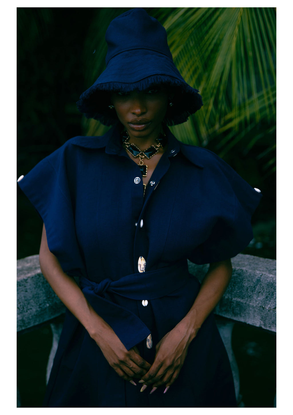I.N Official robe in navy blue
