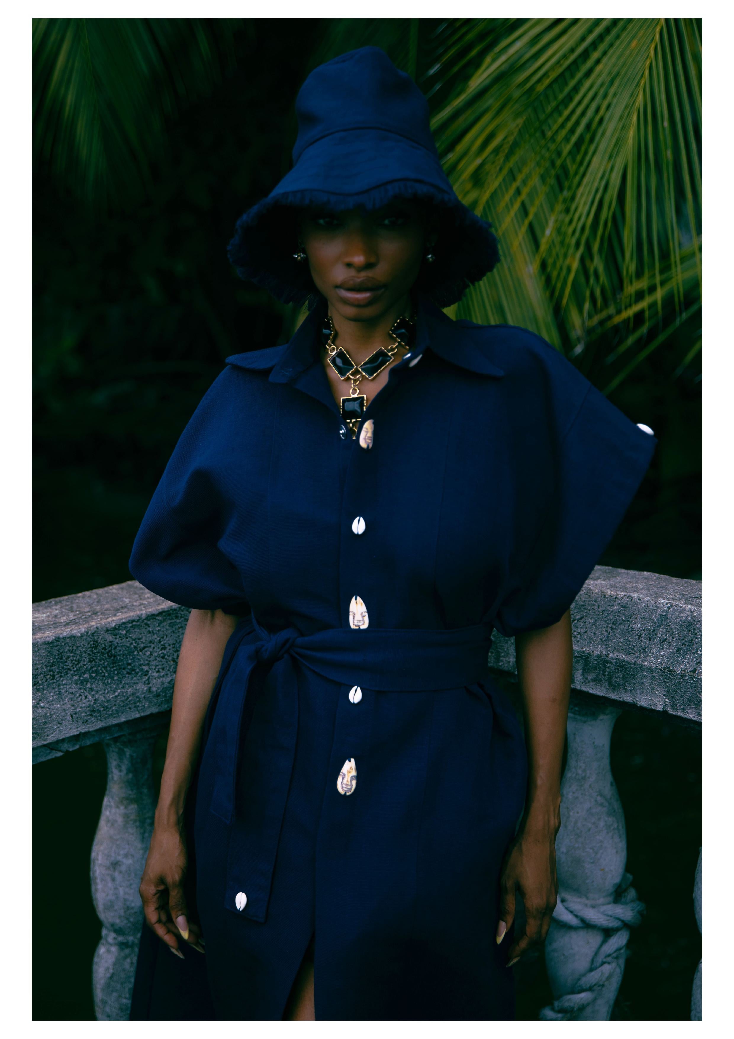 I.N Official robe in navy blue