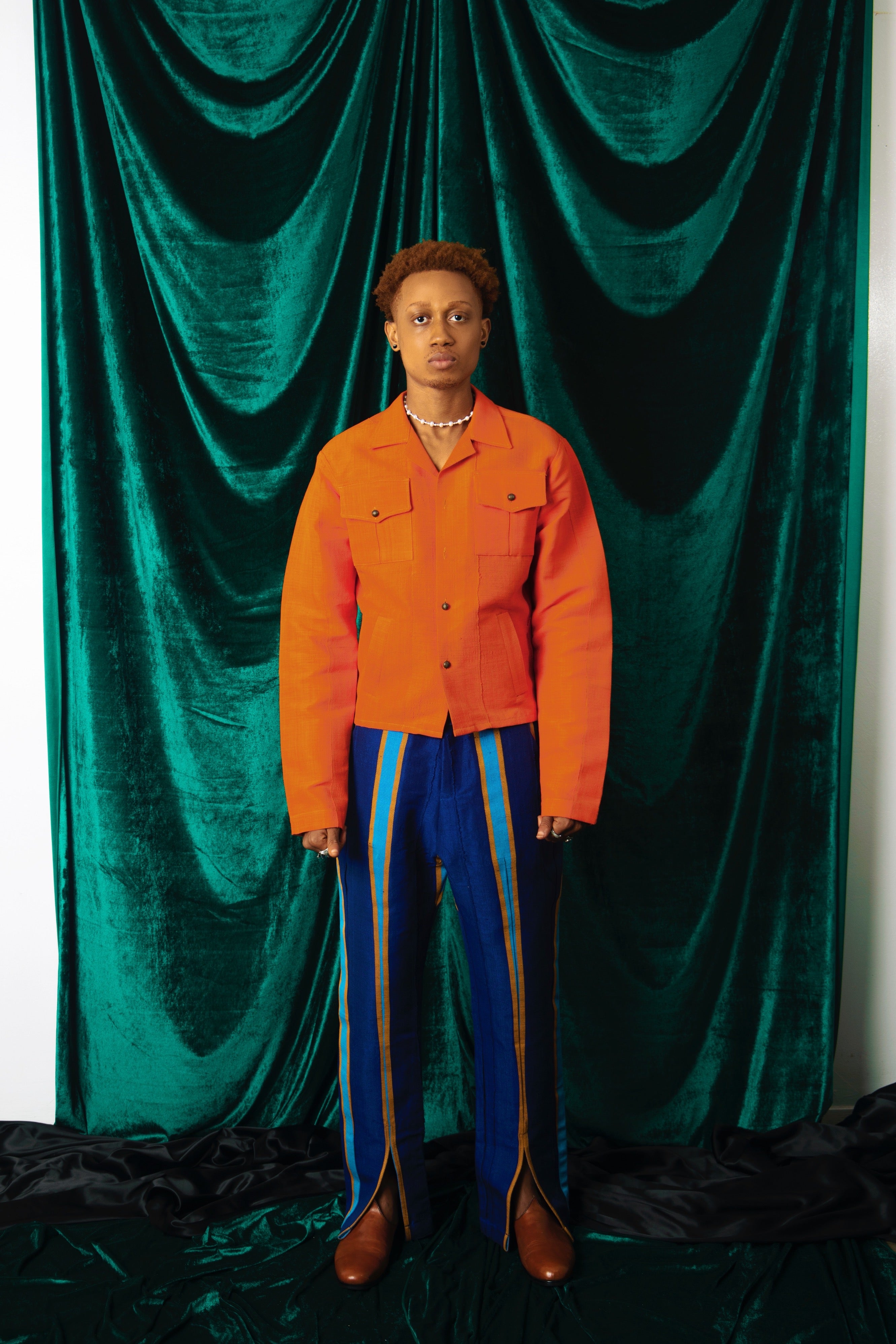 I.N OFFICIAL TJEANS ORANGE JACKET