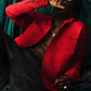 I.N OFFICIAL RED WOOVEN JACKET