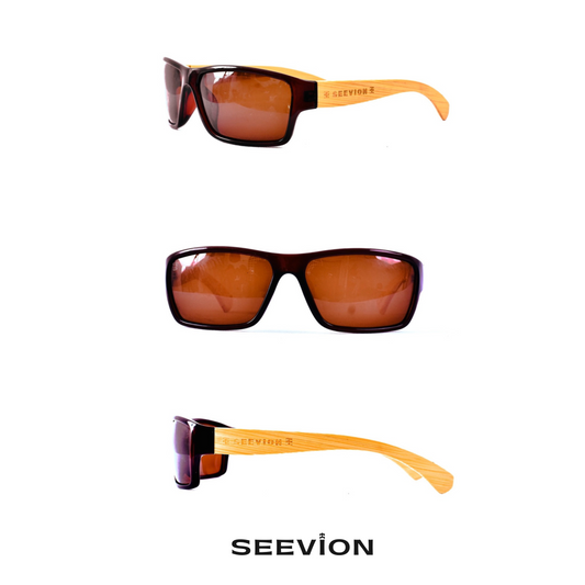 Brown Seevion by I.N Official 2021 Cateye Sunglasses