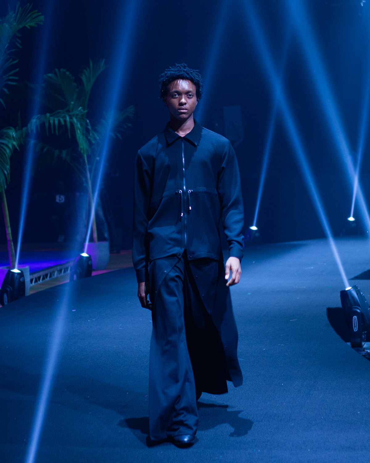 I.N OFFICIAL F/W 2023 CRUDE MATRIX DETACHABLE SHIRT